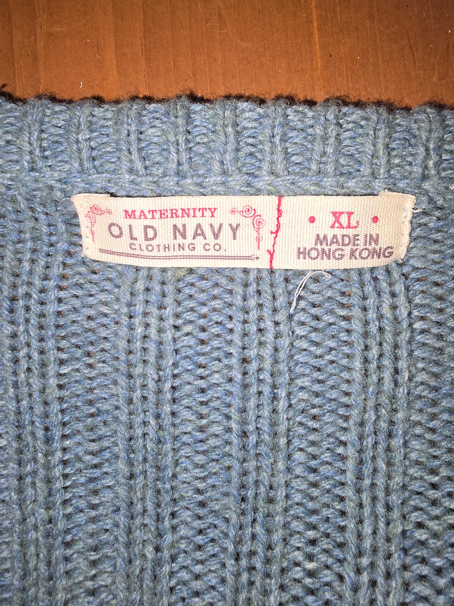 Cozy Dusty Blue Button-Front Cardigan with Bell Sleeves