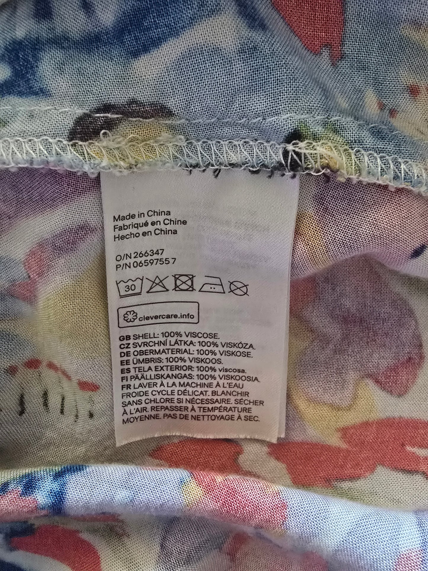 Pre-loved Multi-Color Floral Off-Shoulder Maxi Dress with Pockets