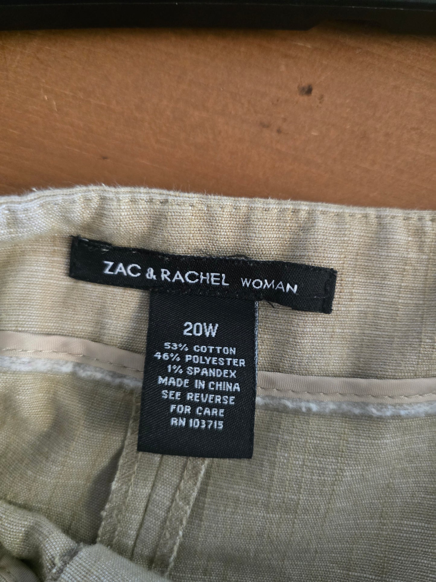 Pre-loved Zac & Rachel Linen Blend Capris - Resort Wear