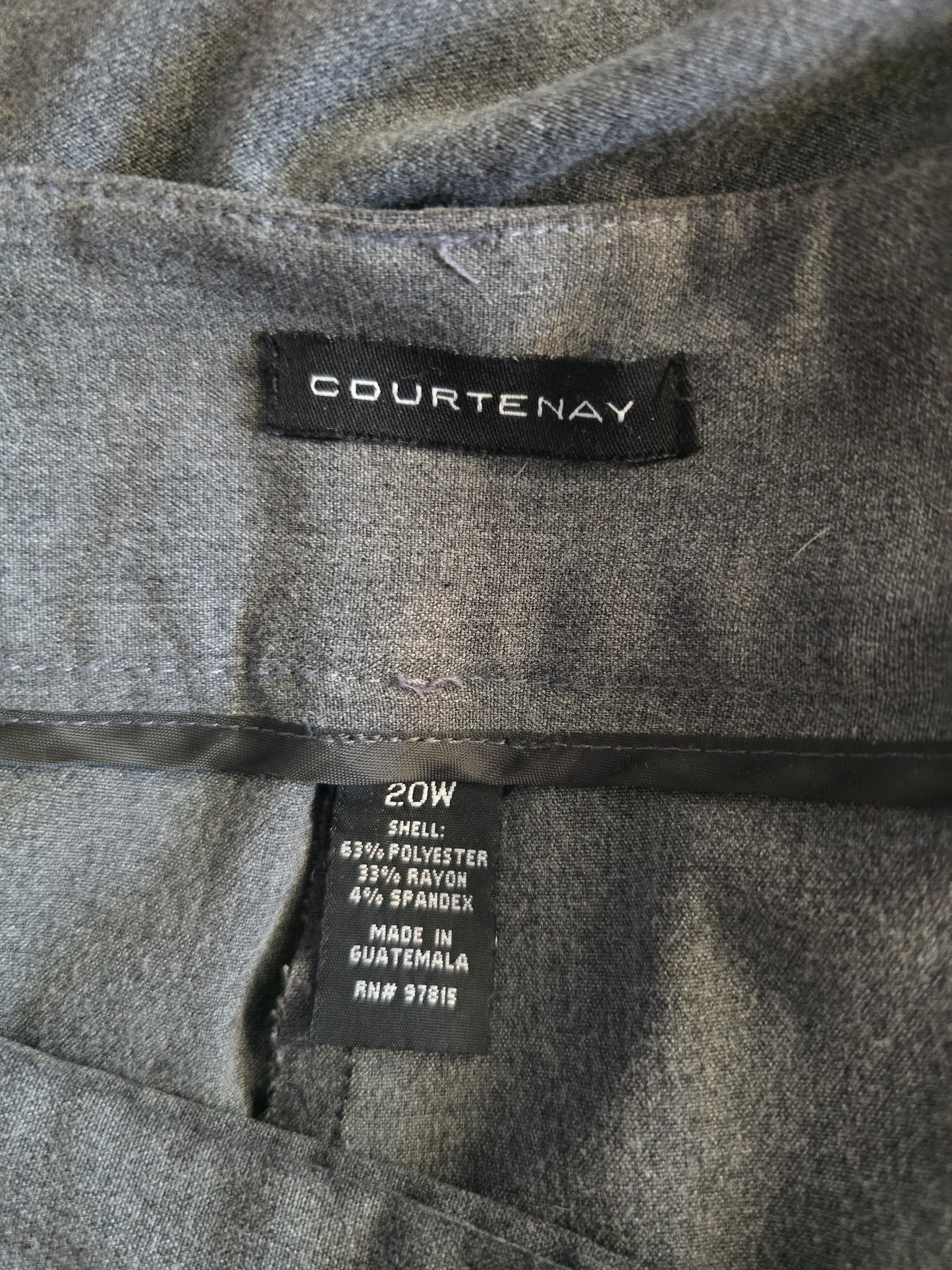 Pre-loved Mossimo Grey Pinstripe Capri Pants - Tailored Workwear