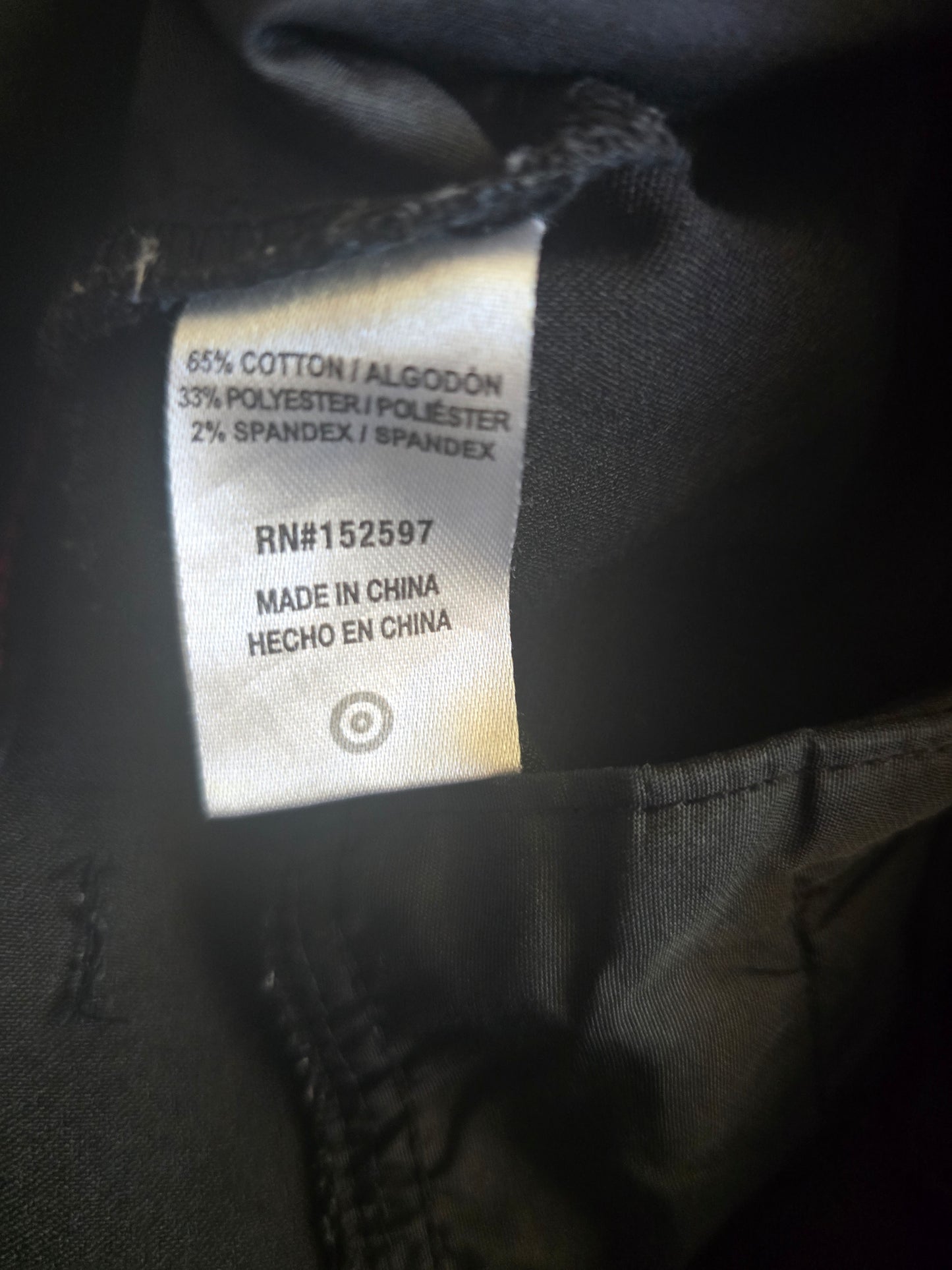 Modern Utility: Pre-Loved Twice Slim Fit Black Cargo Pants (Men's Size 32)