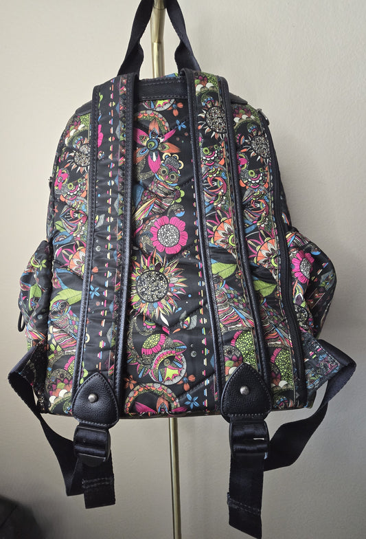 Artistic & Practical: Pre-Loved Sakroots Floral Backpack