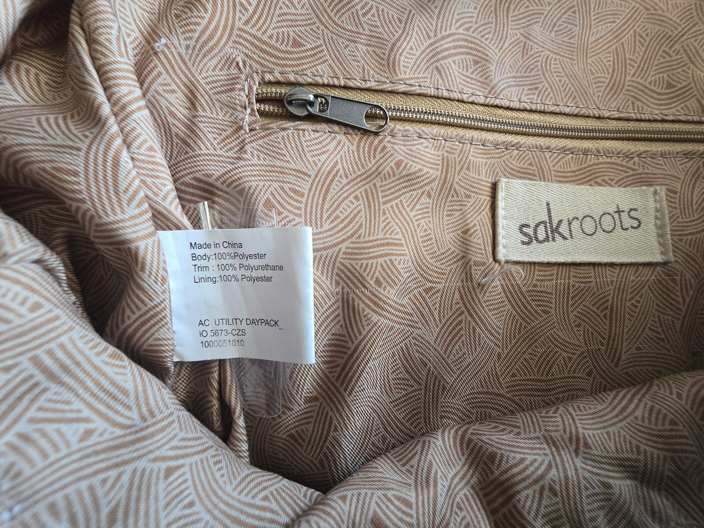 Artistic & Practical: Pre-Loved Sakroots Floral Backpack