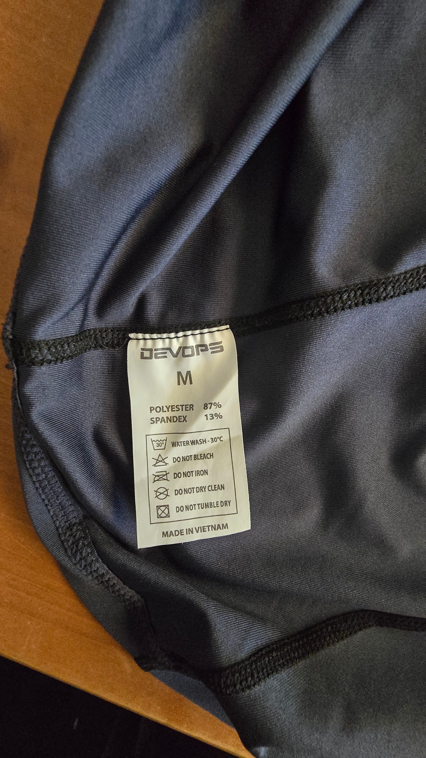 Tech & Comfort: Pre-Loved "DevOps" Graphic Muscle Shirt (Men's Medium)