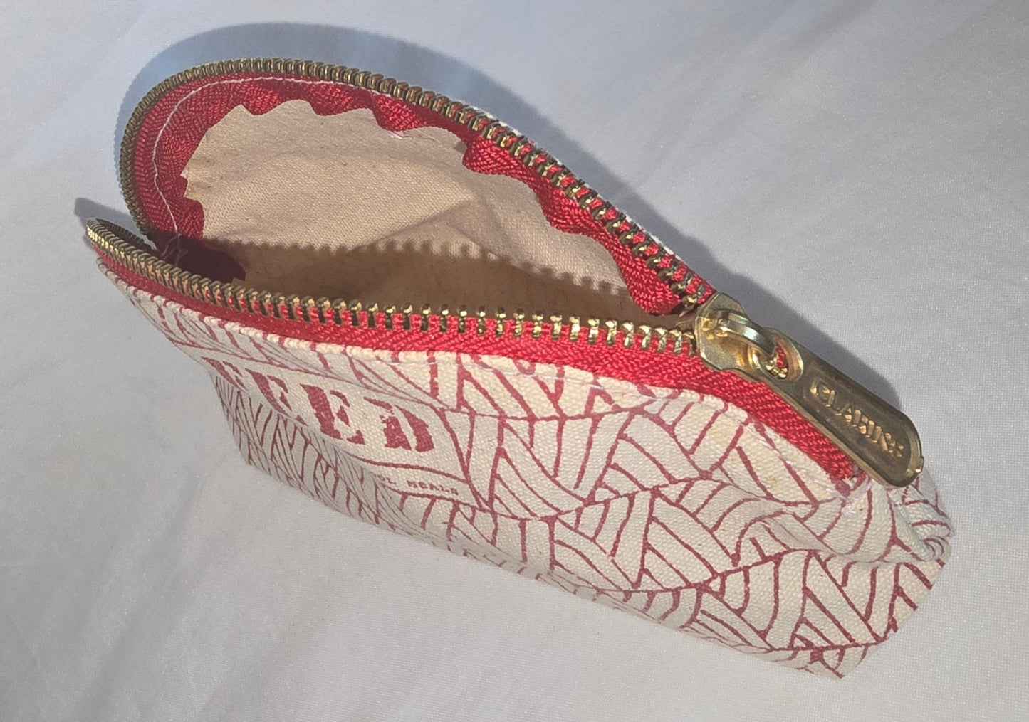 New FEED Projects Cosmetics Bag, Small Purse, Pouch 7”x5”