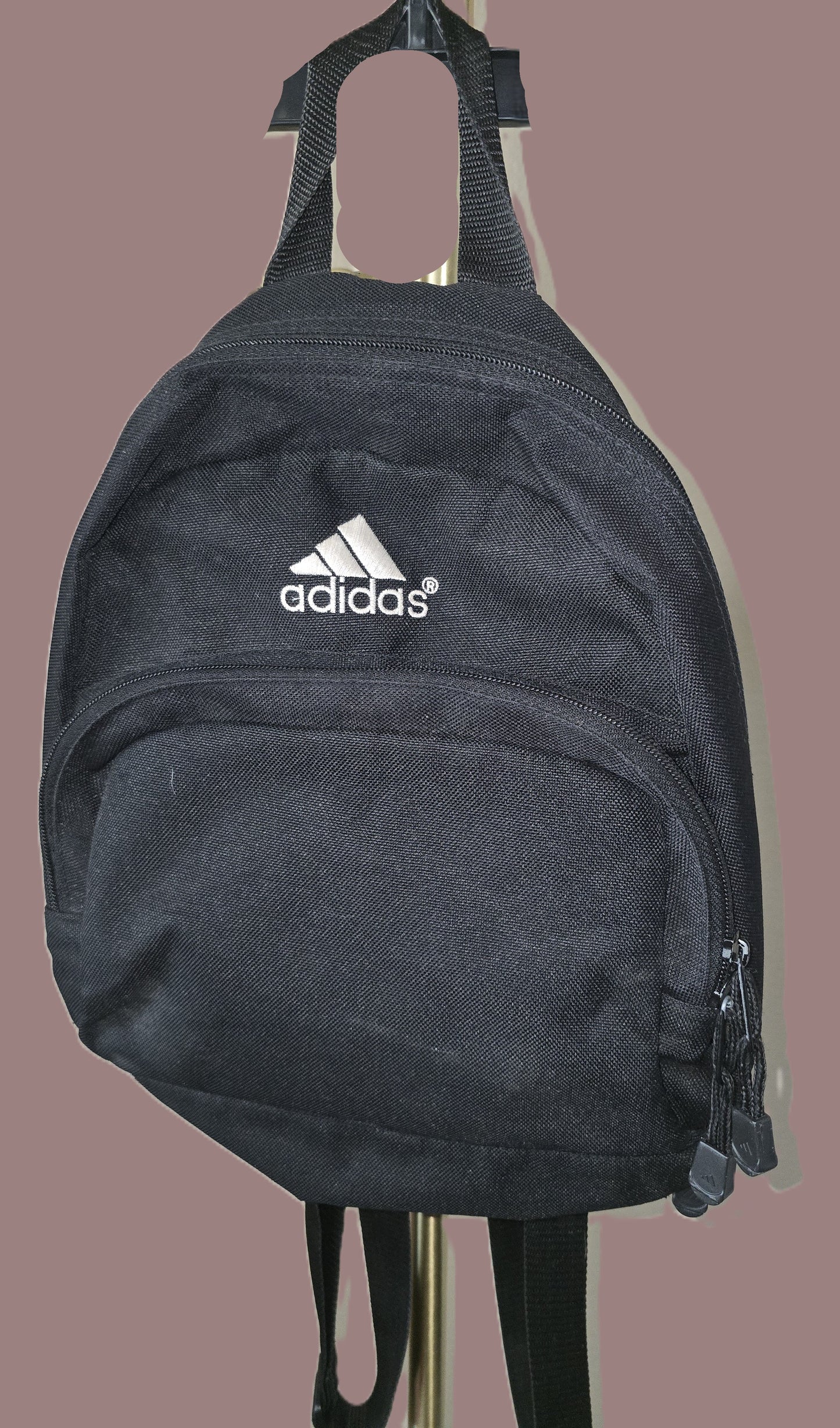Pre-loved Adidas Black Small Backpack - Great Condition