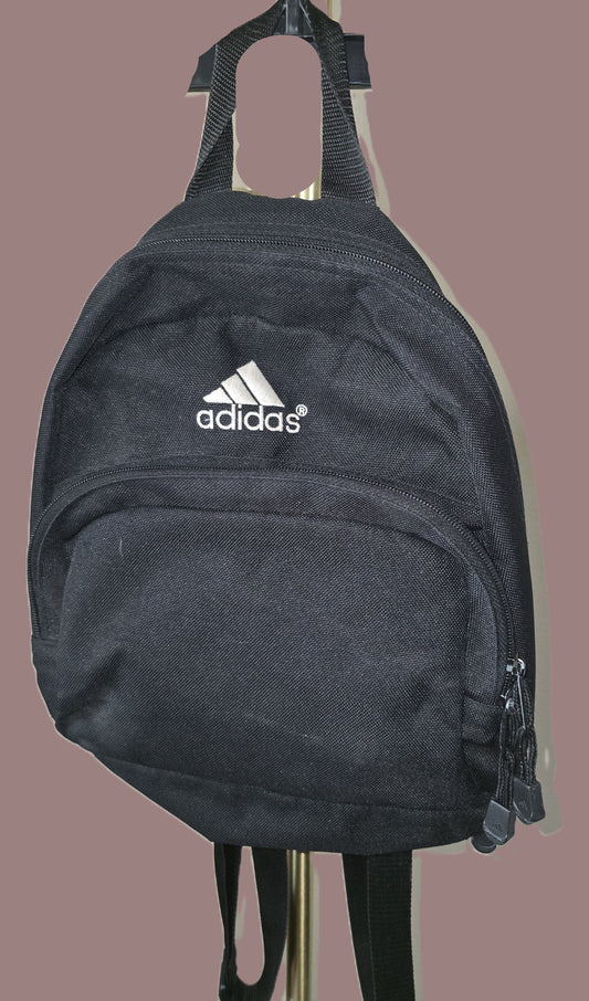 Pre-loved Adidas Black Small Backpack - Great Condition