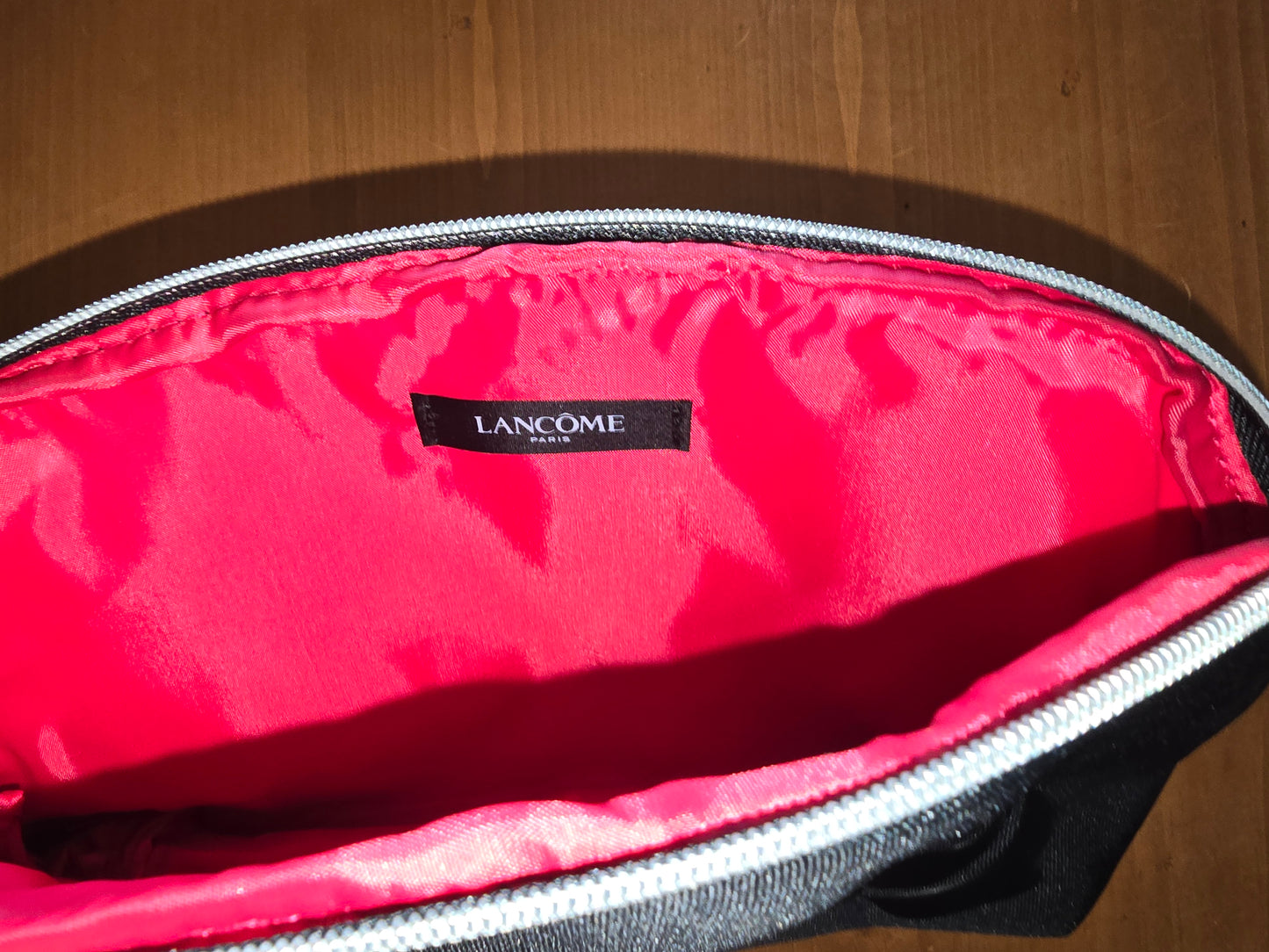 Lancome Black Cosmetic Makeup Bag