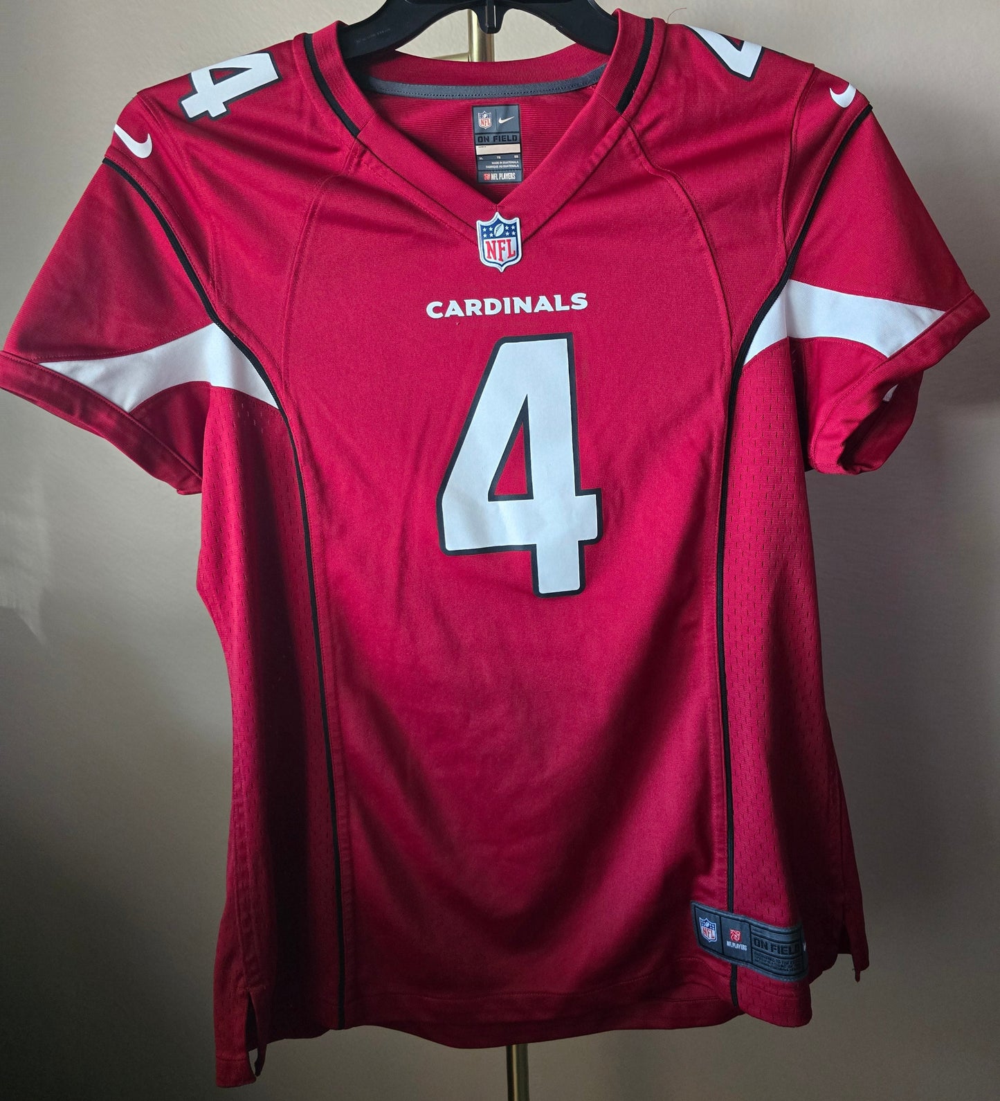 Pre-loved Red Football Jersey - #4 Kolb - Arizona Teamwear