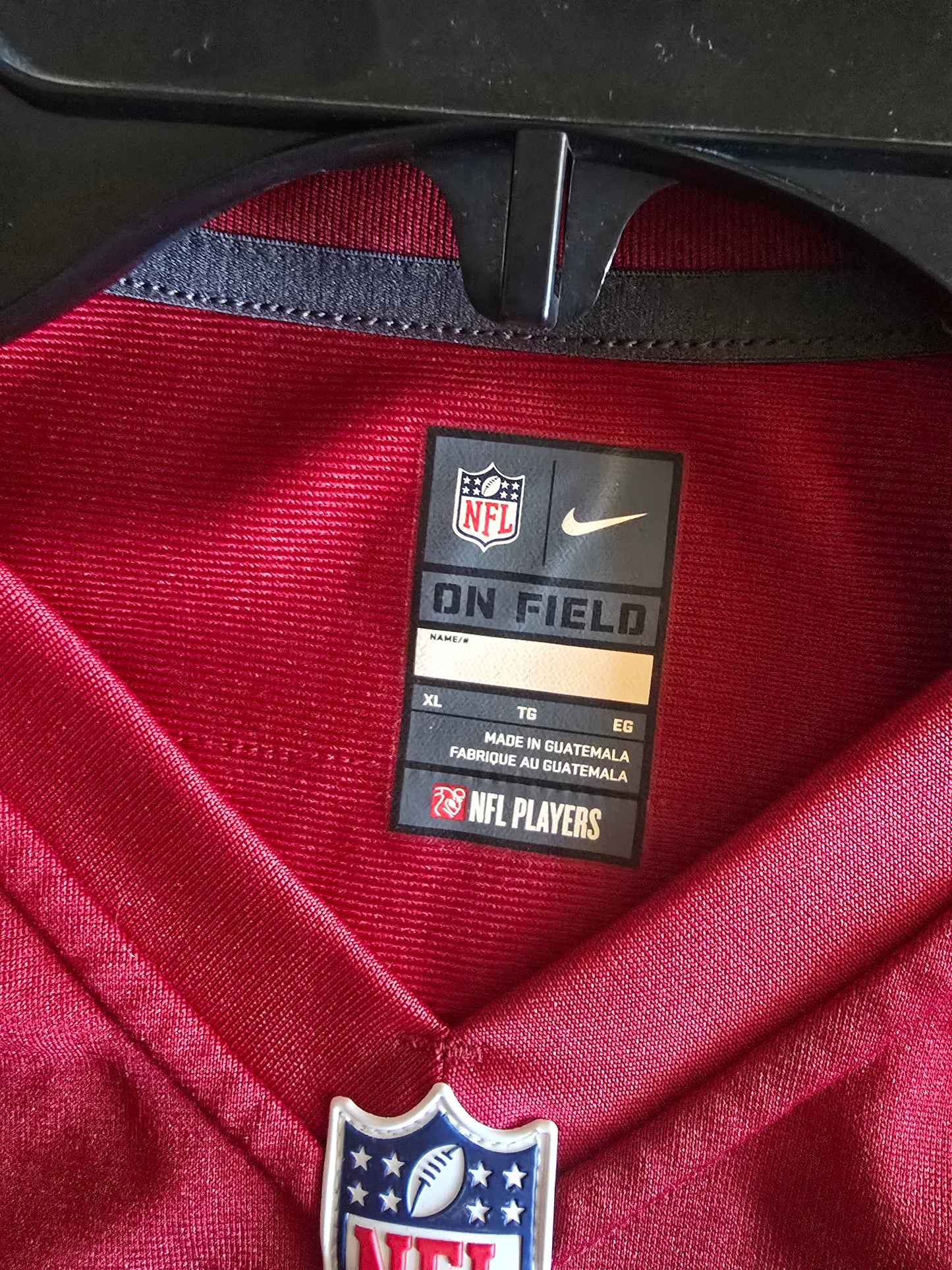 Pre-loved Red Football Jersey - #4 Kolb - Arizona Teamwear