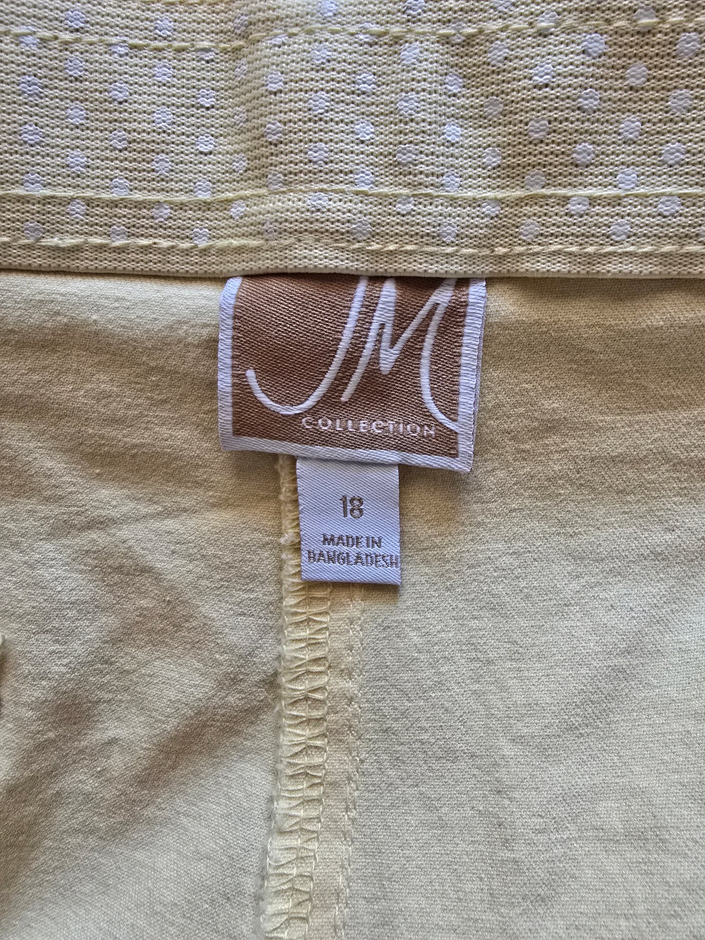 Pre-loved Yellow Capris - Straight Leg Cropped Pants