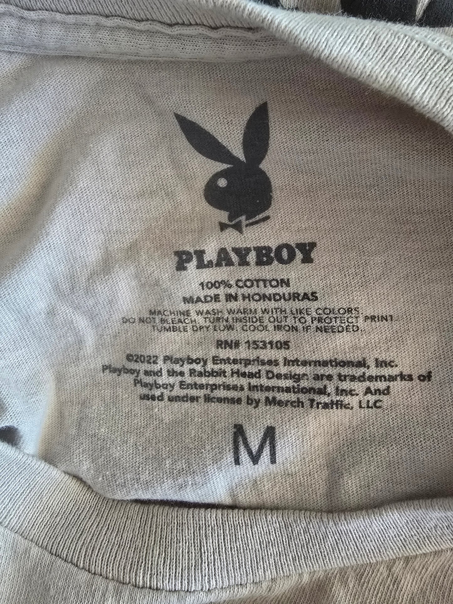 Pre-loved Playboy Bunny Logo T-Shirt -Beige Tee