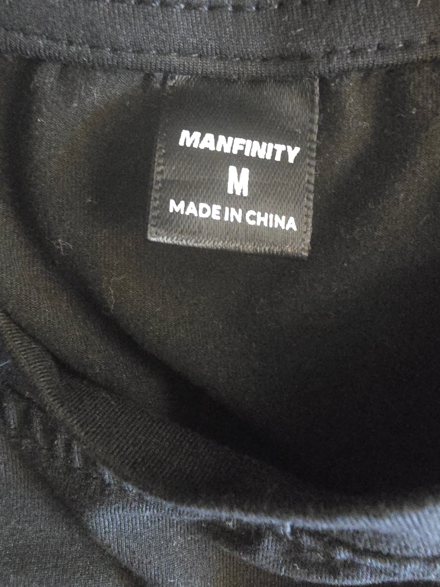 Pre-loved Black Graphic T-Shirt - Gothic Lettering & Crosses
