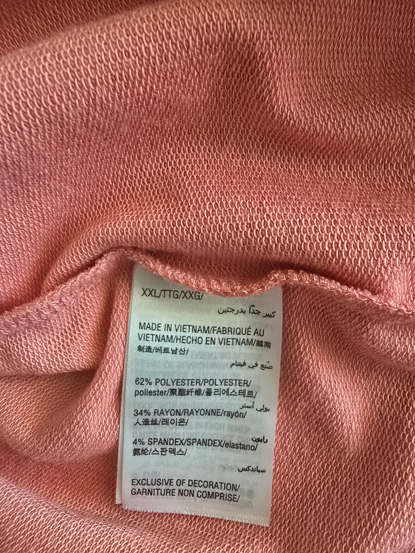 Ideology Blanket-Stitch Cross-Back Top Pink