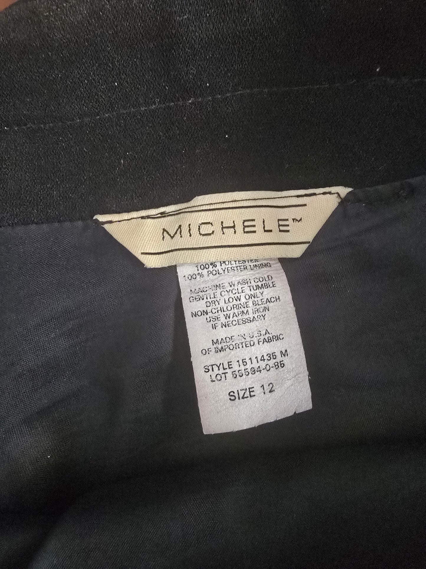 Pre-loved Black A-Line Skirt - Seamed Details & Flared Hem