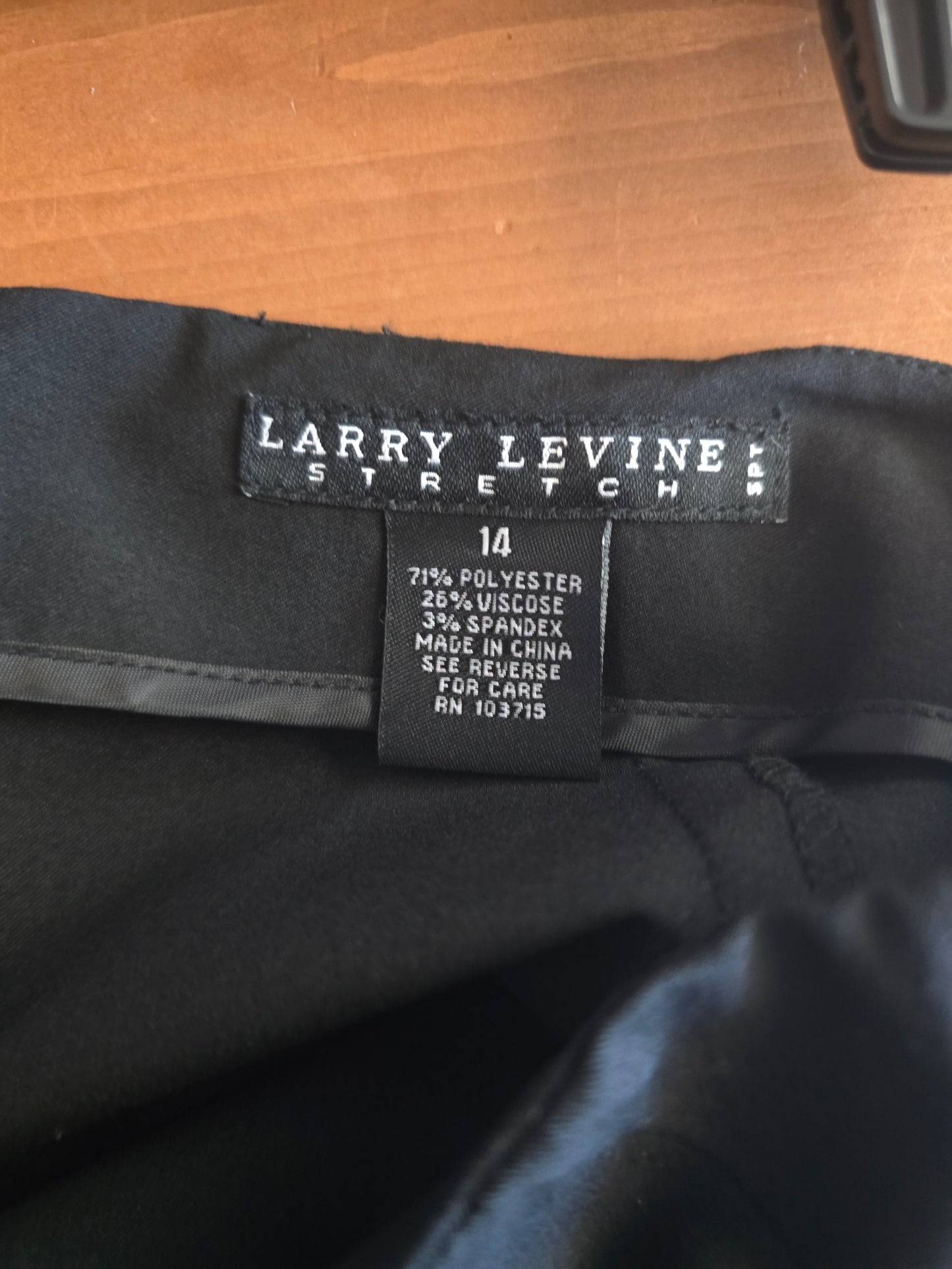 Pre-loved Black Pleated Skirt - Lace Inset Flare