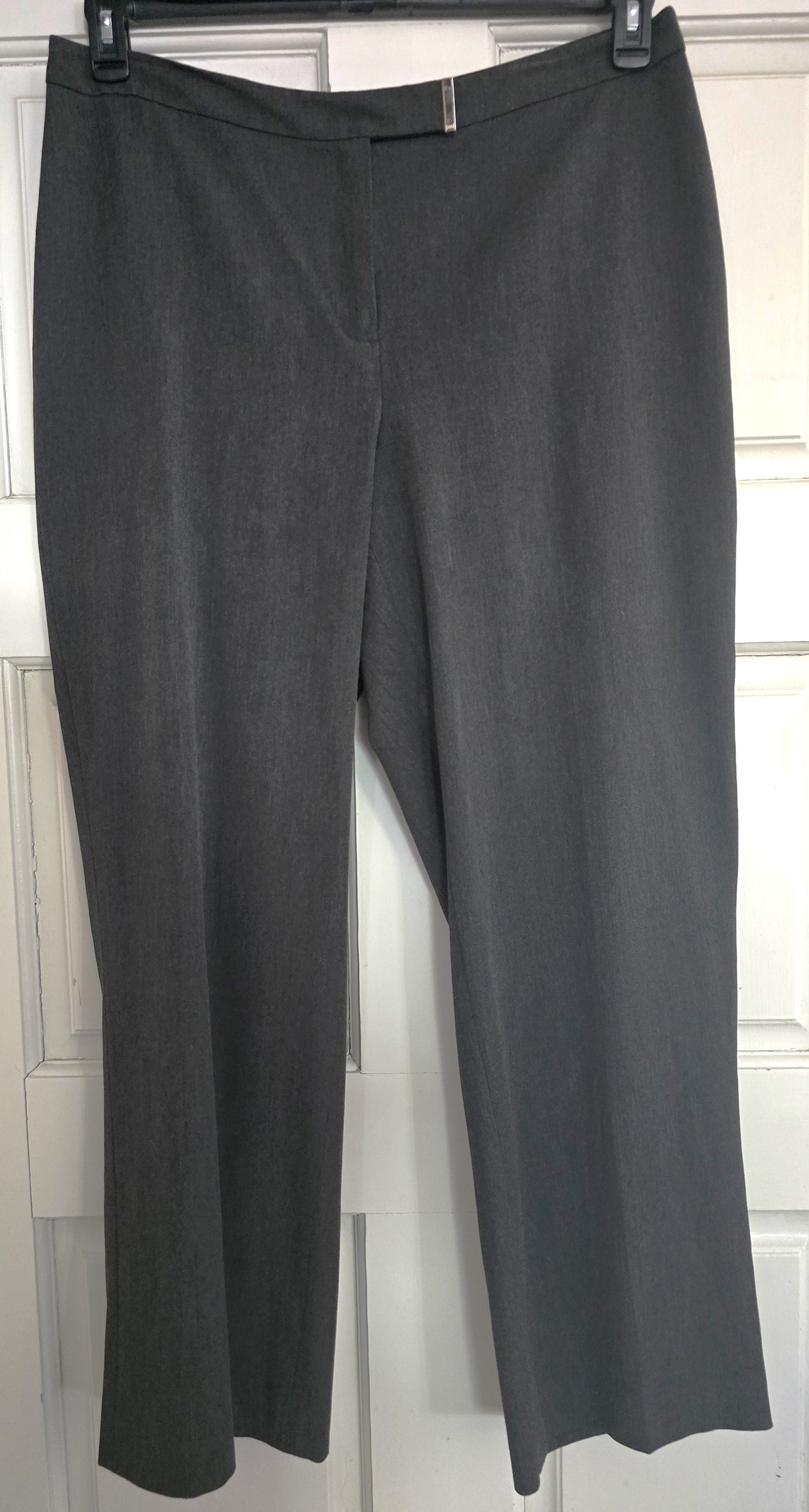 Pre-loved Jones of New York Grey Dress Pants - Classic Straight Leg