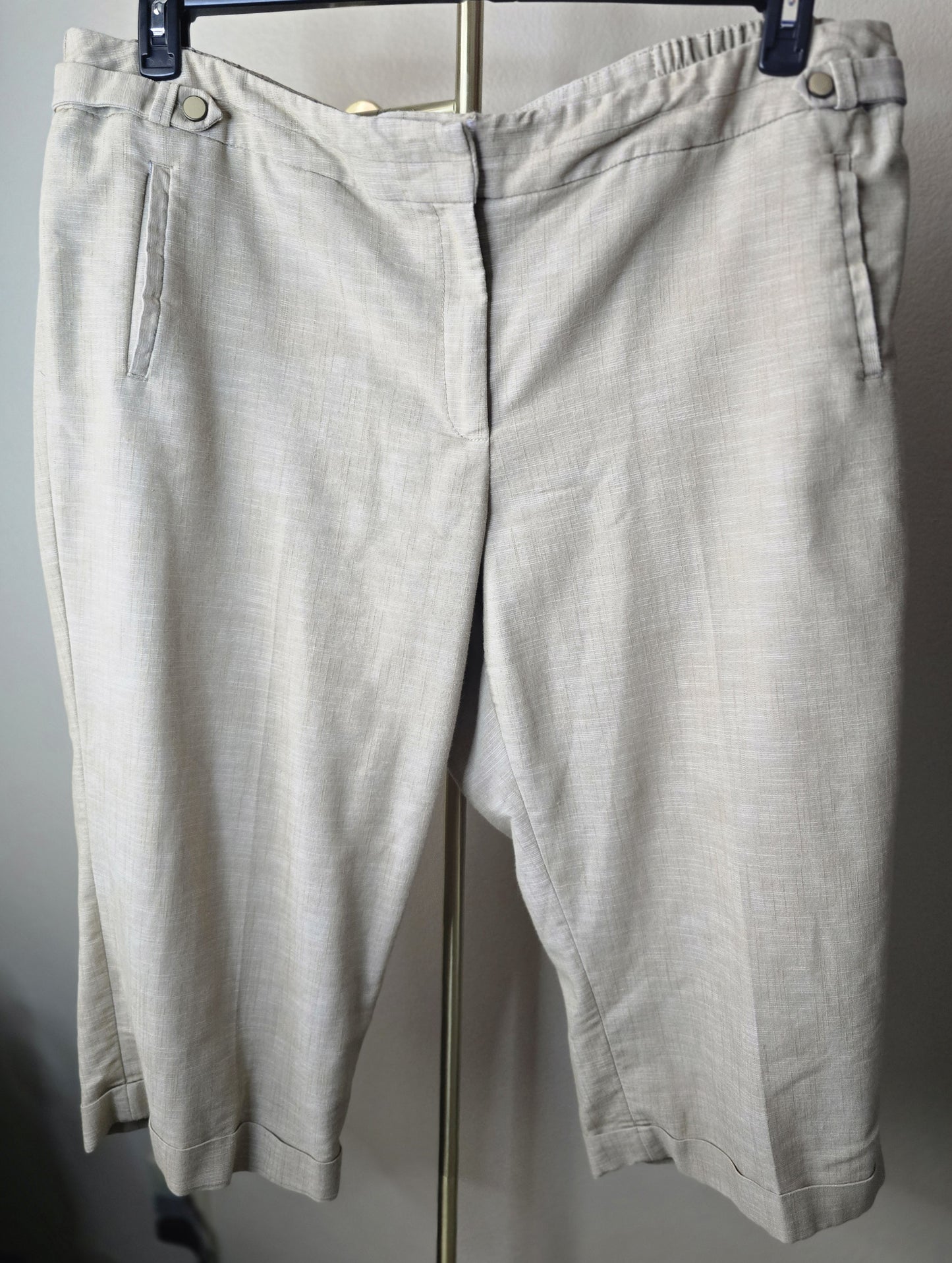 Pre-loved Zac & Rachel Linen Blend Capris - Resort Wear