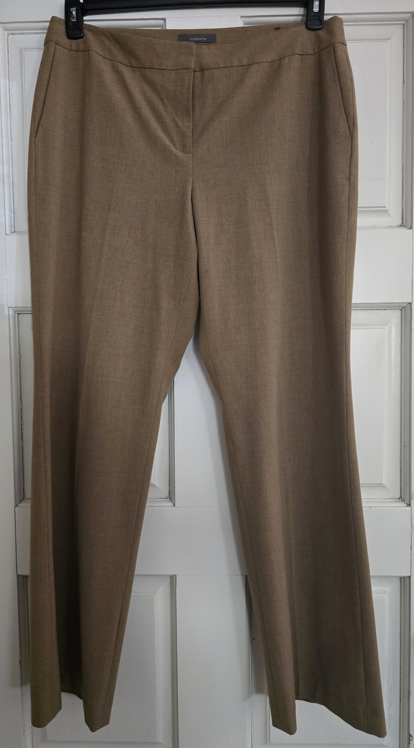 Pre-loved Liz Claiborne Tan Dress Pants - Polyester, Rayon, Spandex Blend