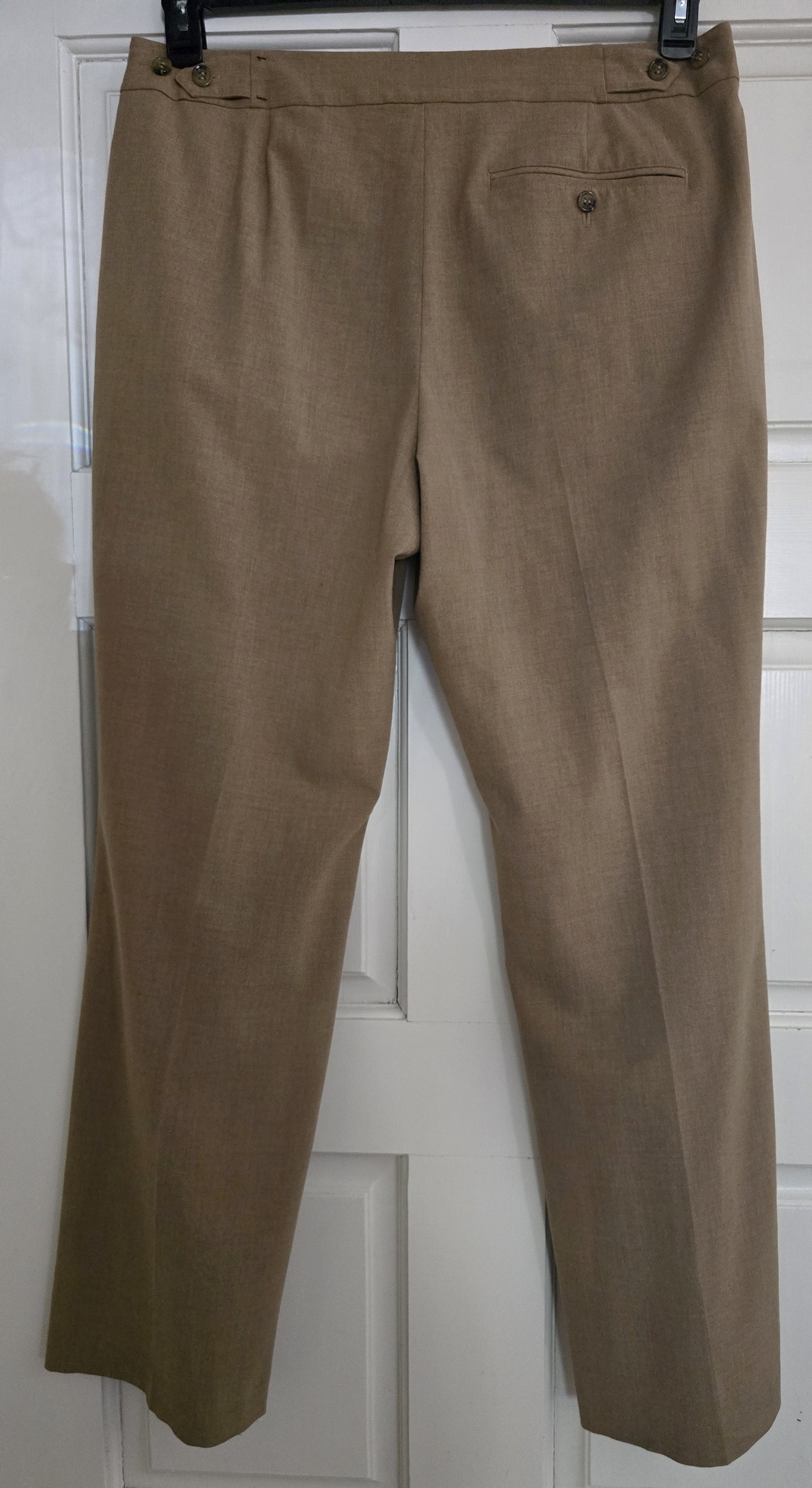 Pre-loved Liz Claiborne Tan Dress Pants - Polyester, Rayon, Spandex Blend
