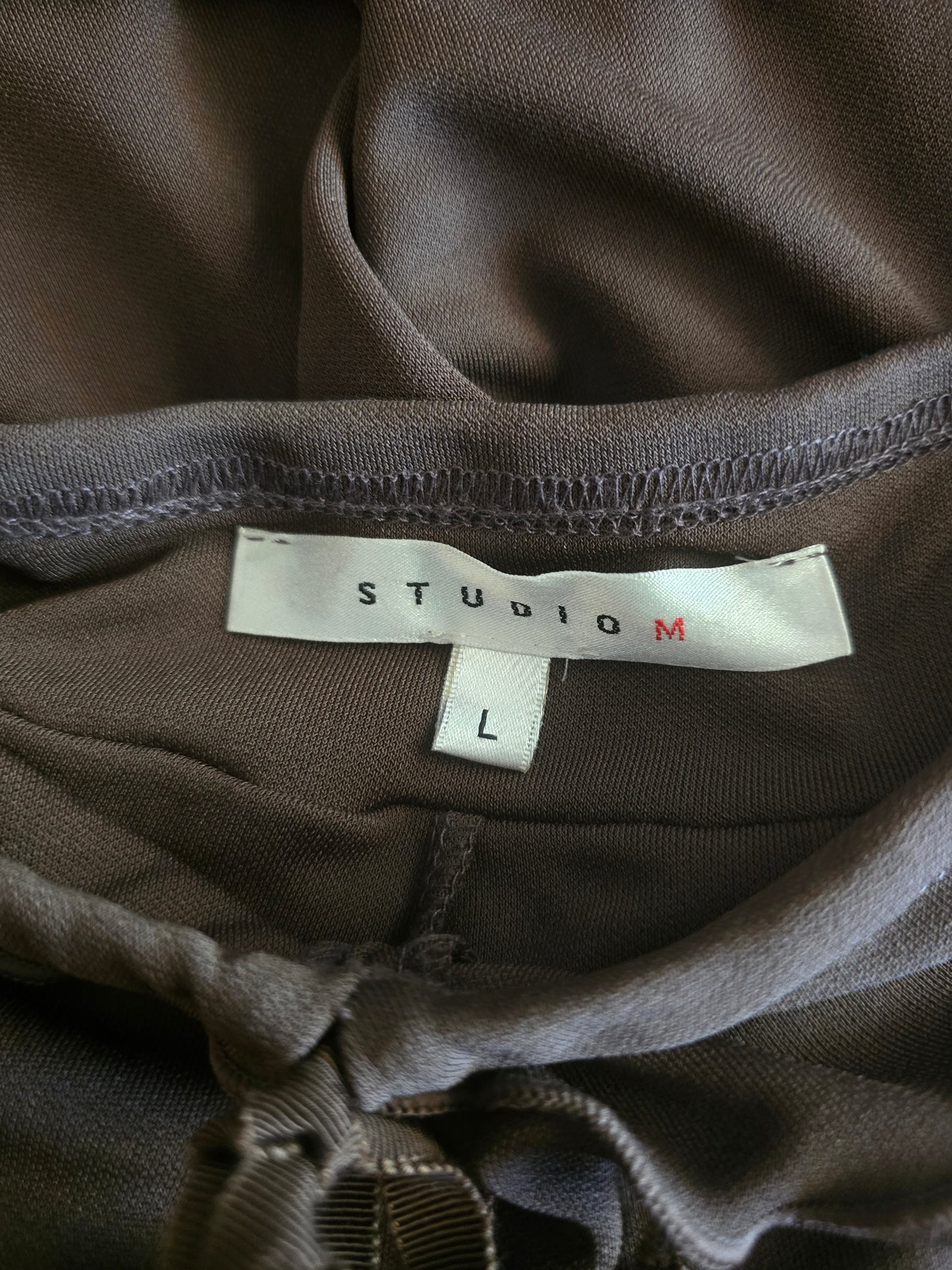 Pre-loved Studio M Brown Lounge Pants (Size L) - Drawstring Waist