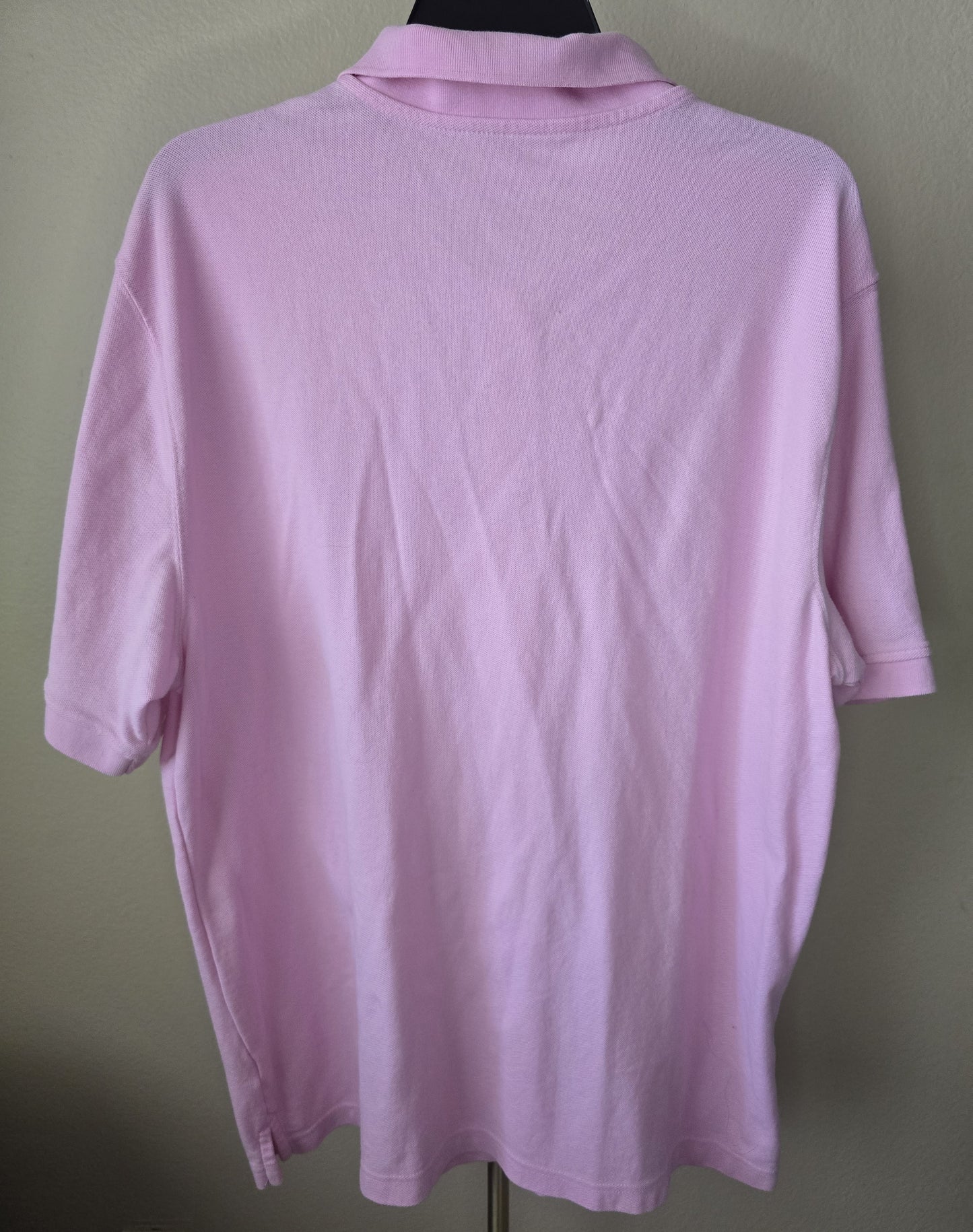 Pre-loved Saddlebred Comfort Flex Pink Polo Shirt (X-Large)