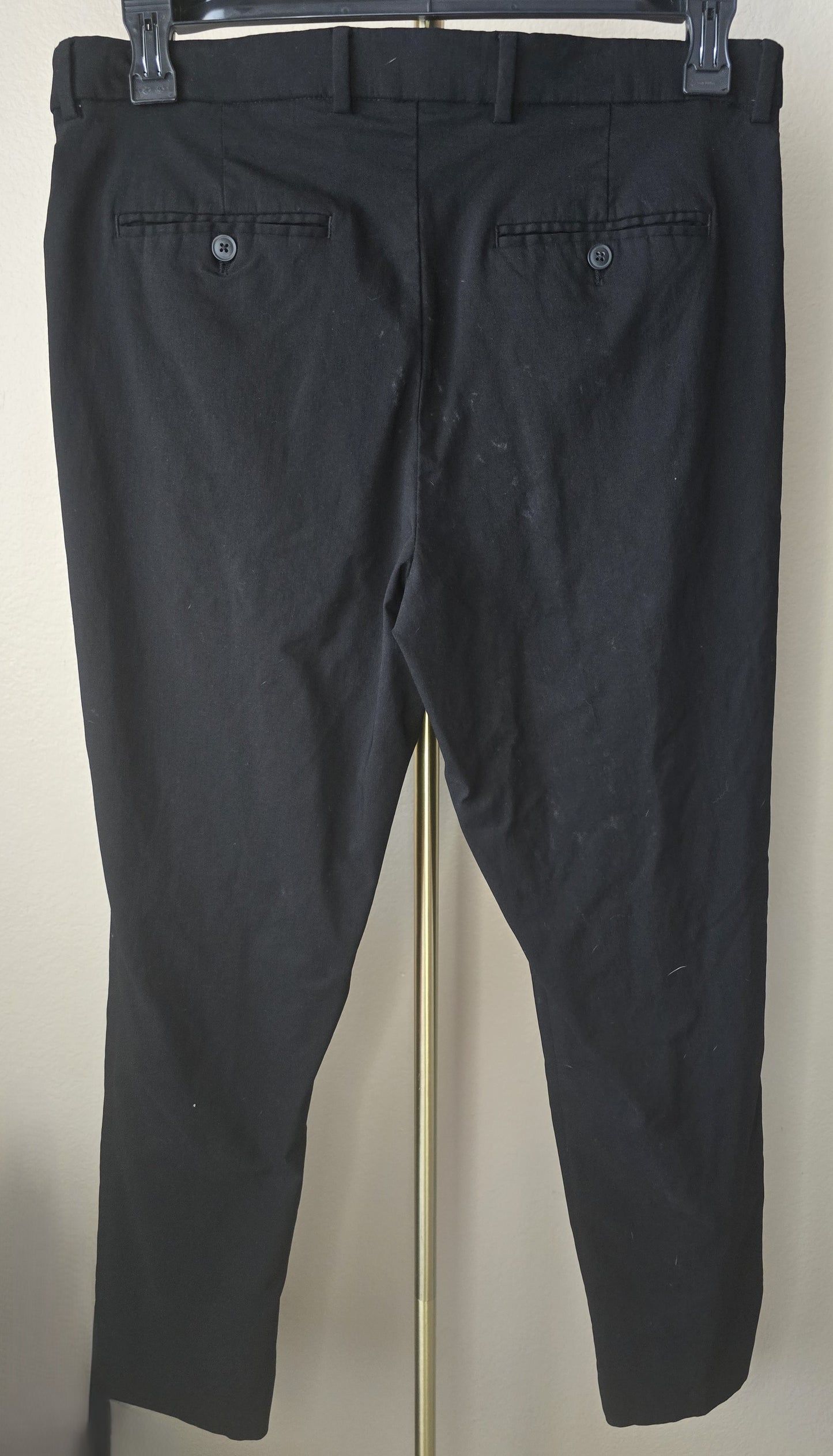 re-loved Perry Ellis Black Dress Pants (Size 36x30) - Viscose Blend