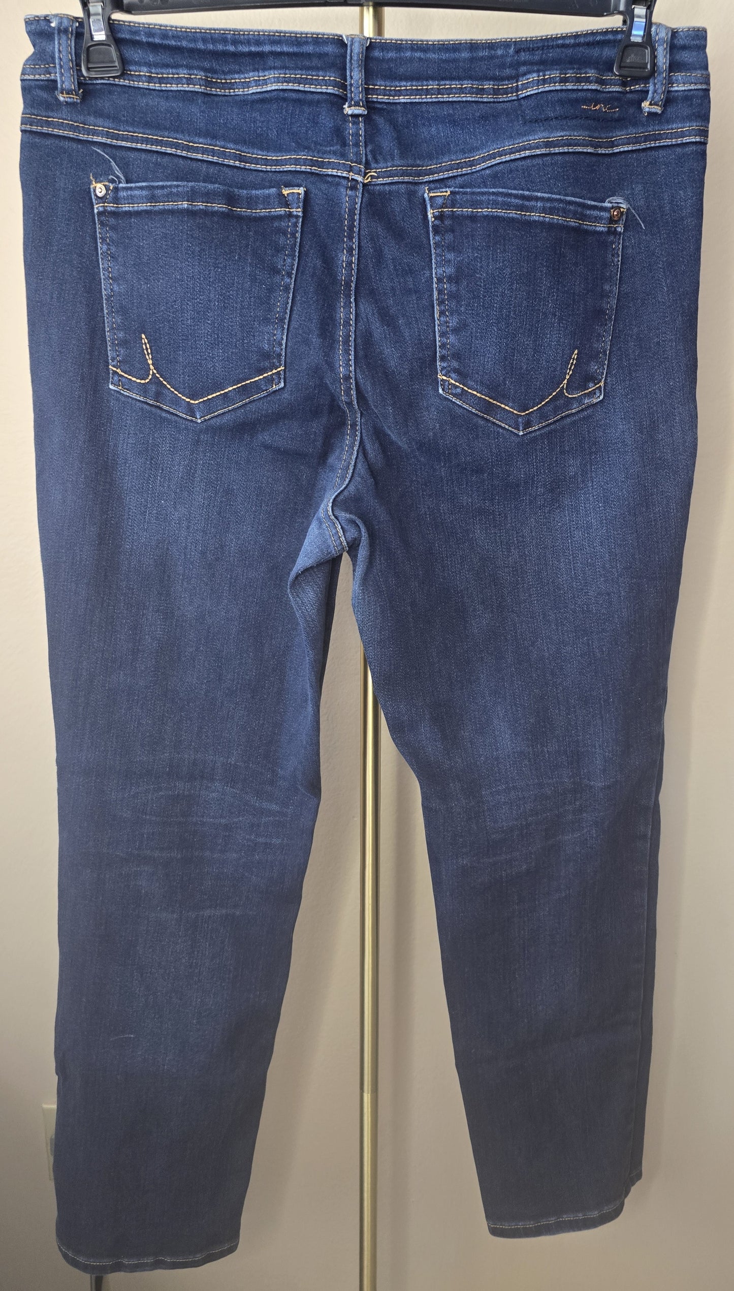 INC International Concepts Women's Dark Wash Jeans - Straight Leg / Slim Fit - Size 18W