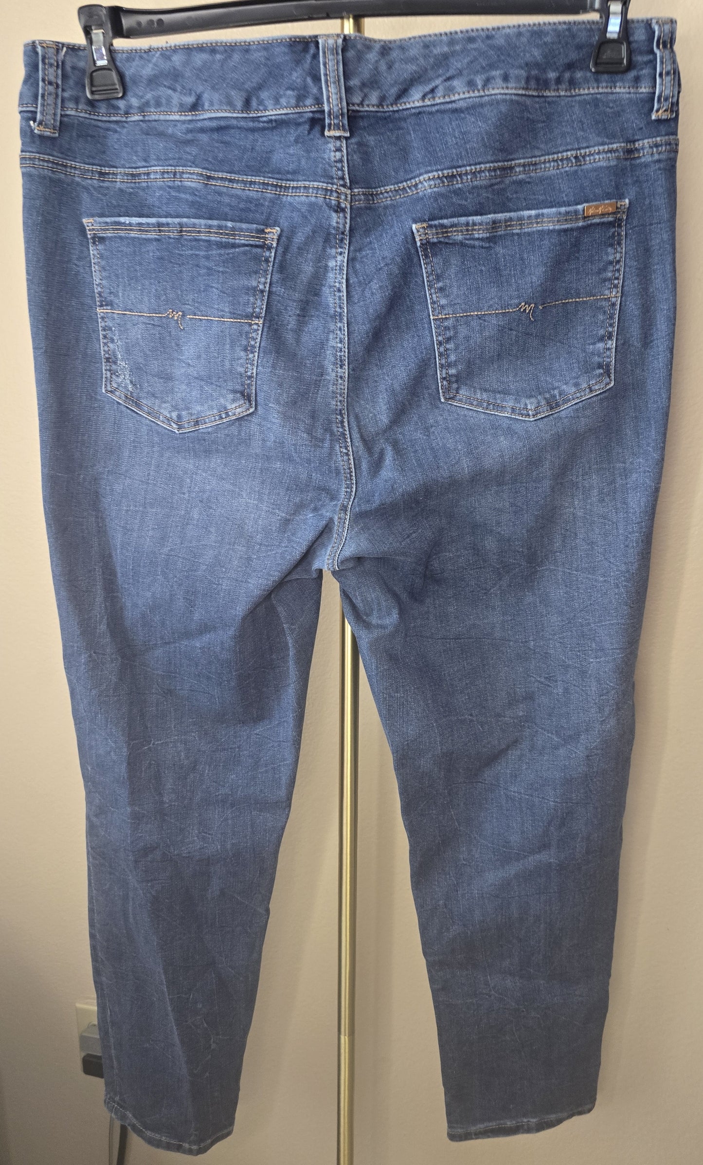 Melissa McCarthy Seven7 Women's Distressed Jeans - Light Wash - Size 18W