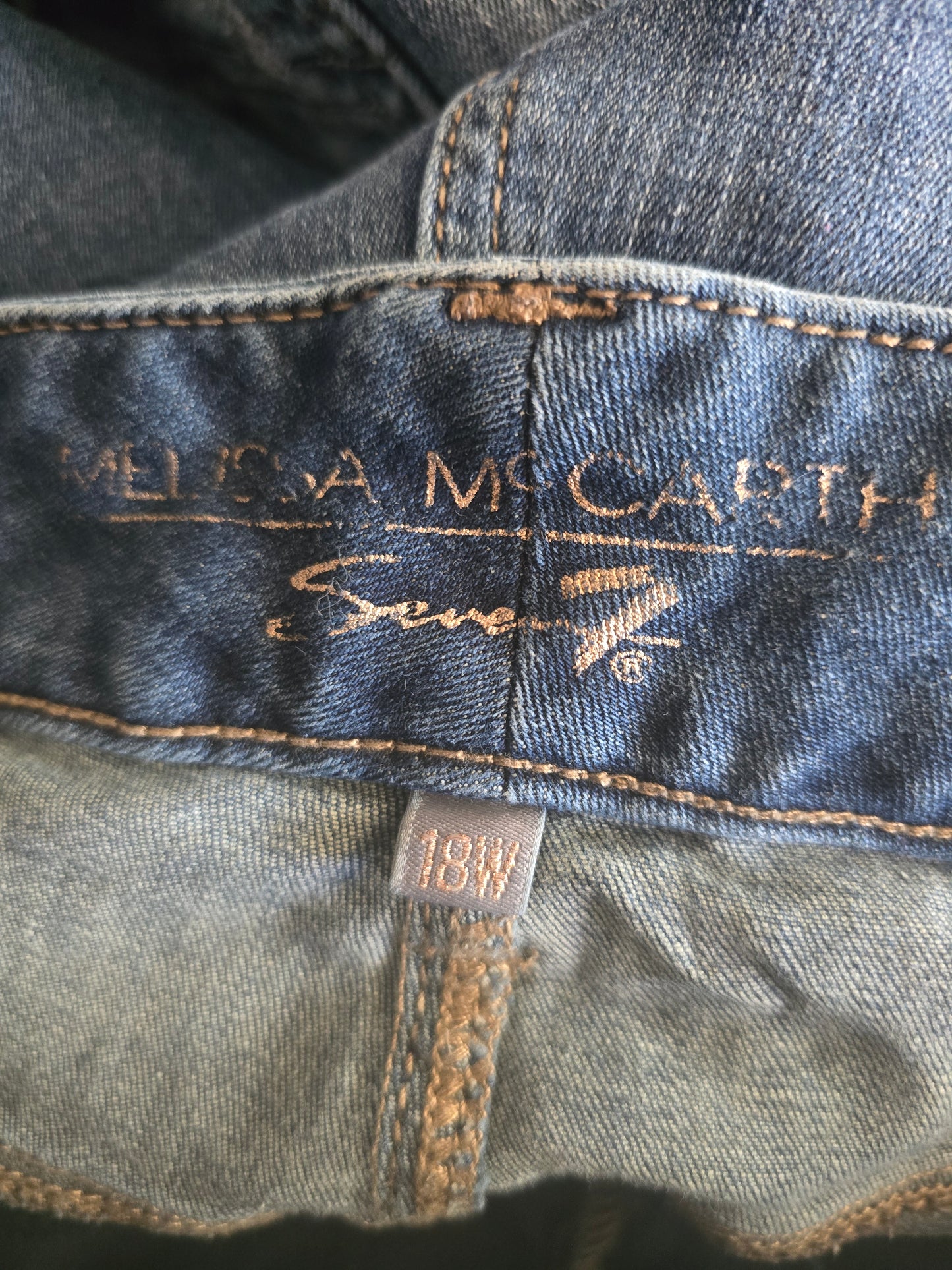 Melissa McCarthy Seven7 Women's Distressed Jeans - Light Wash - Size 18W