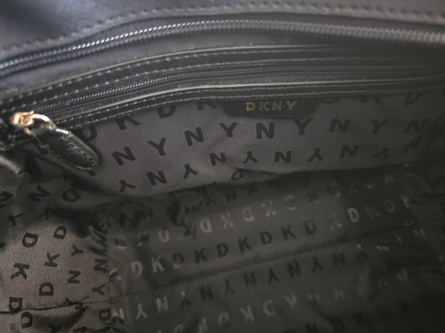 DKNY Black Saffiano Leather Tote Bag - Shoulder Bag - New with Tags