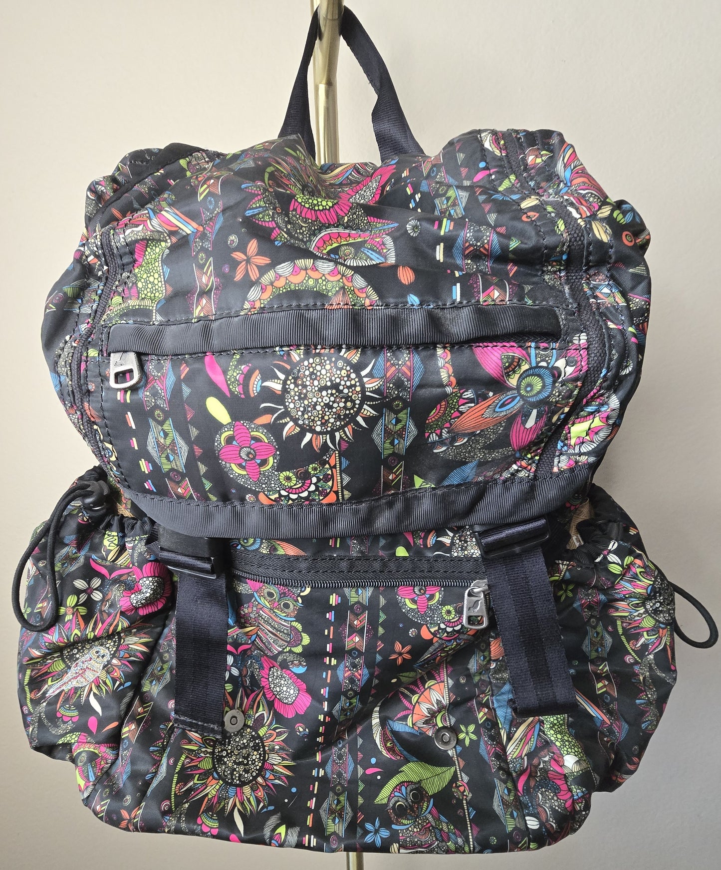 Artistic & Practical: Pre-Loved Sakroots Floral Backpack