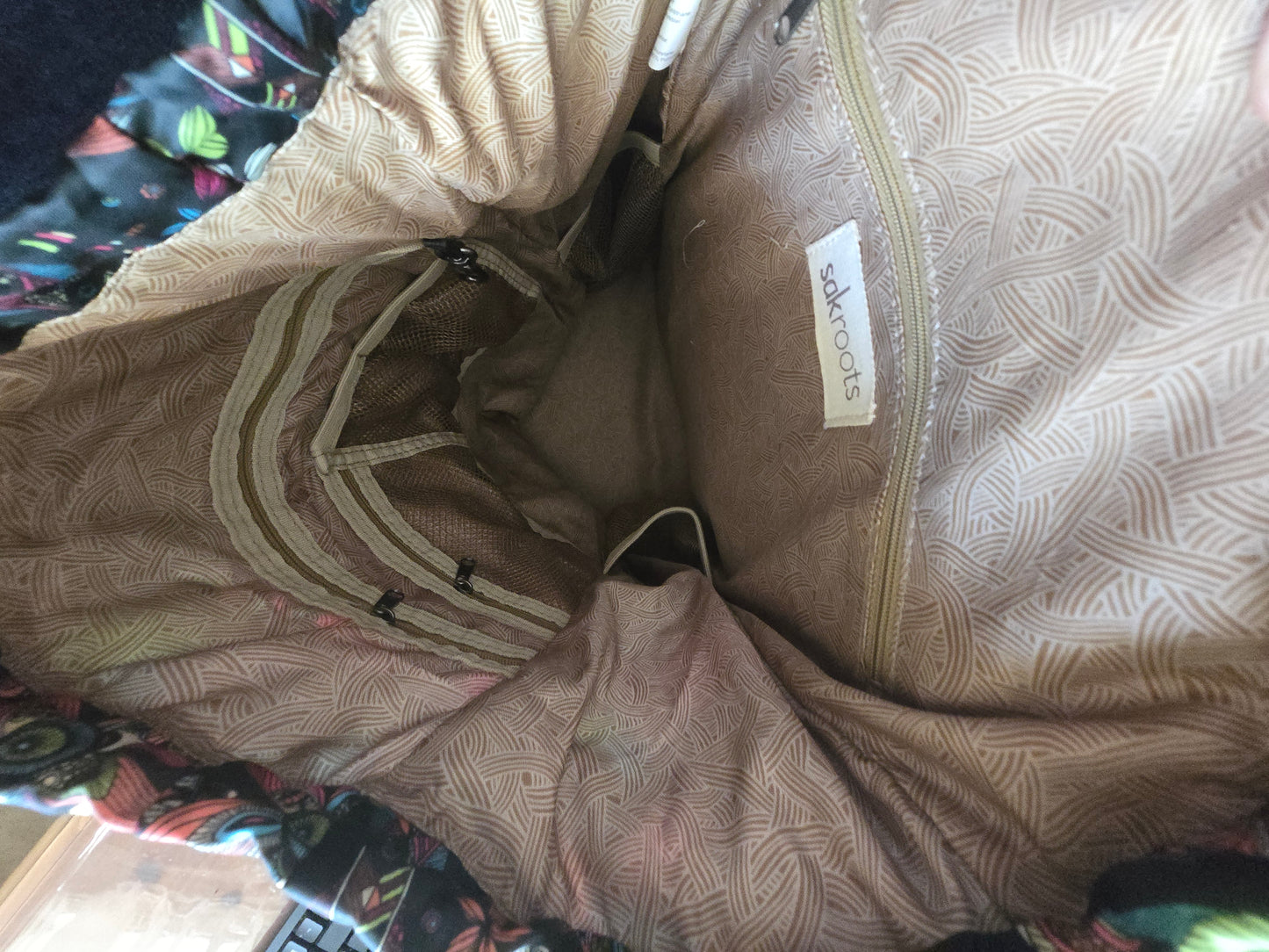 Artistic & Practical: Pre-Loved Sakroots Floral Backpack