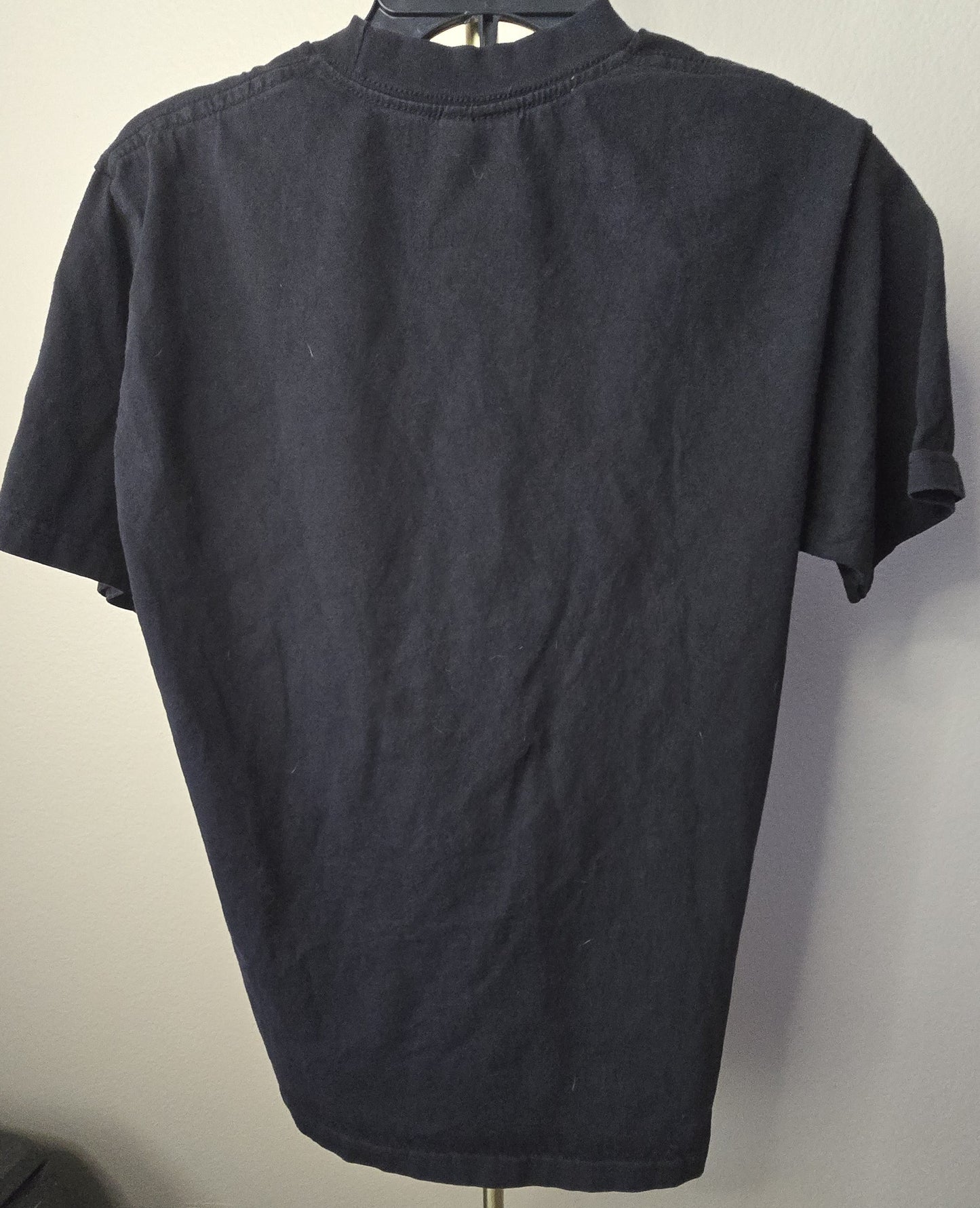 Durable & Dependable: Pre-Loved Pro Club Heavyweight Black T-Shirt (Men's Large)