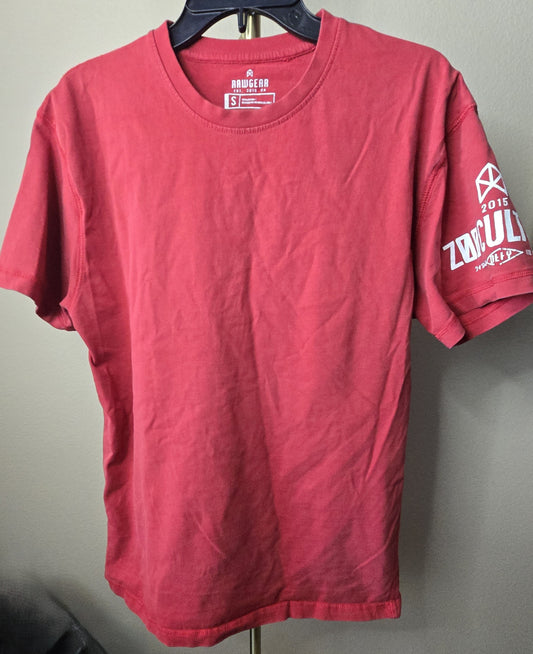 Bold & Athletic: Pre-Loved Rawgear Red Performance T-Shirt (Men's Small)