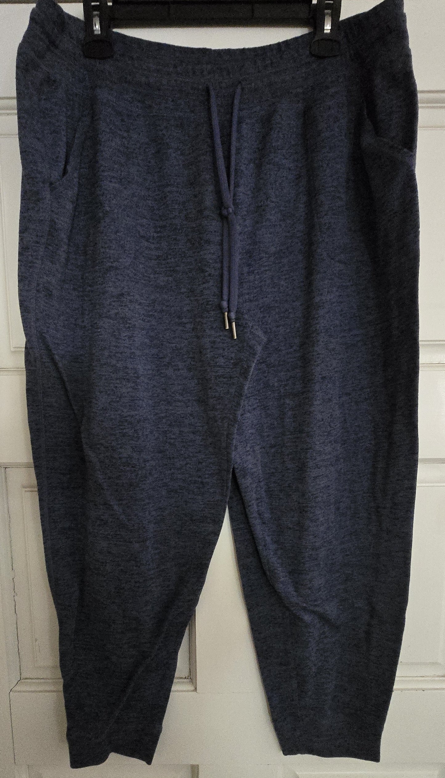 Comfy & Casual: Pre-Loved Style & Co. Blue Terry Cloth Joggers (Women's XL)