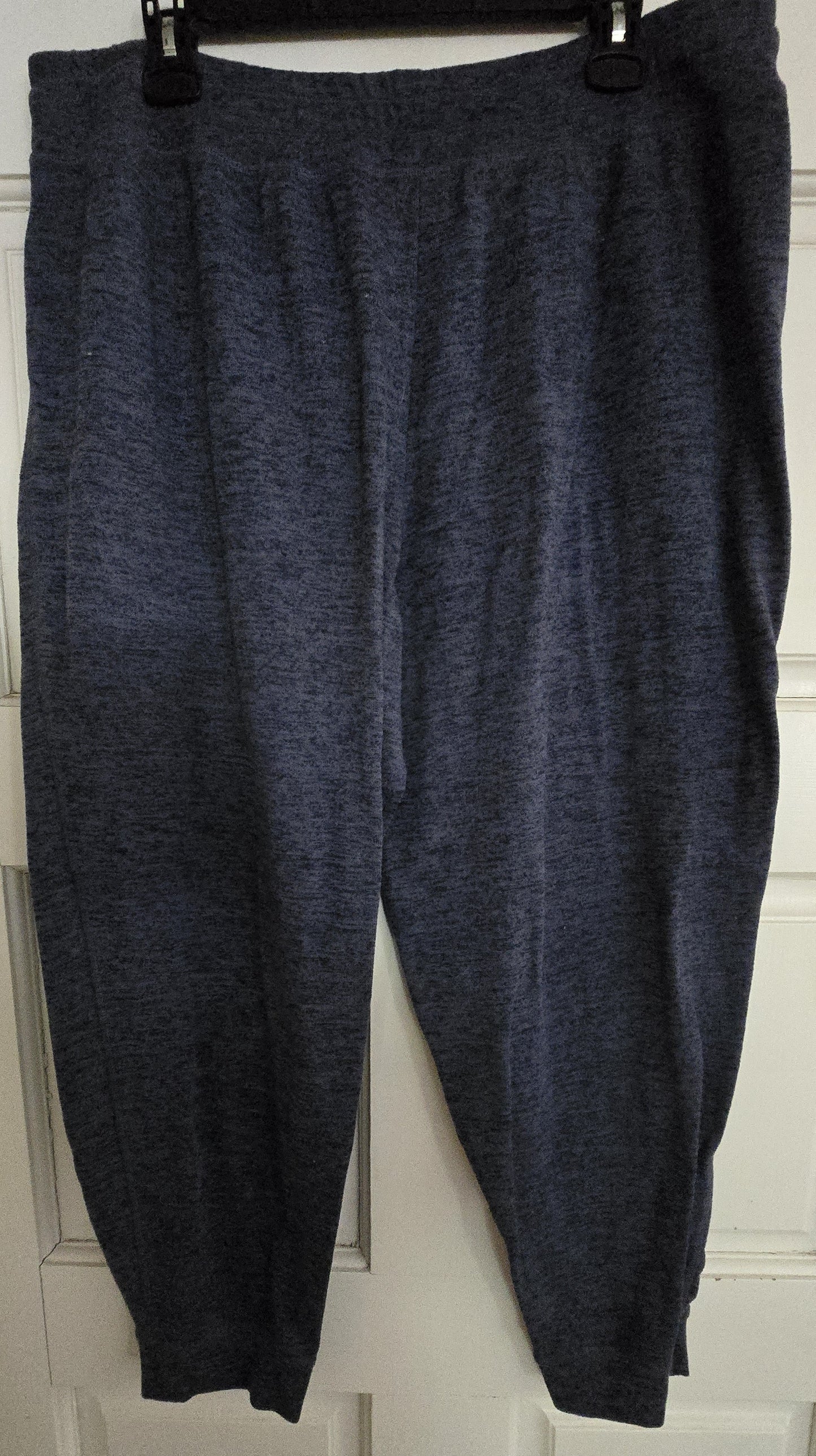 Comfy & Casual: Pre-Loved Style & Co. Blue Terry Cloth Joggers (Women's XL)