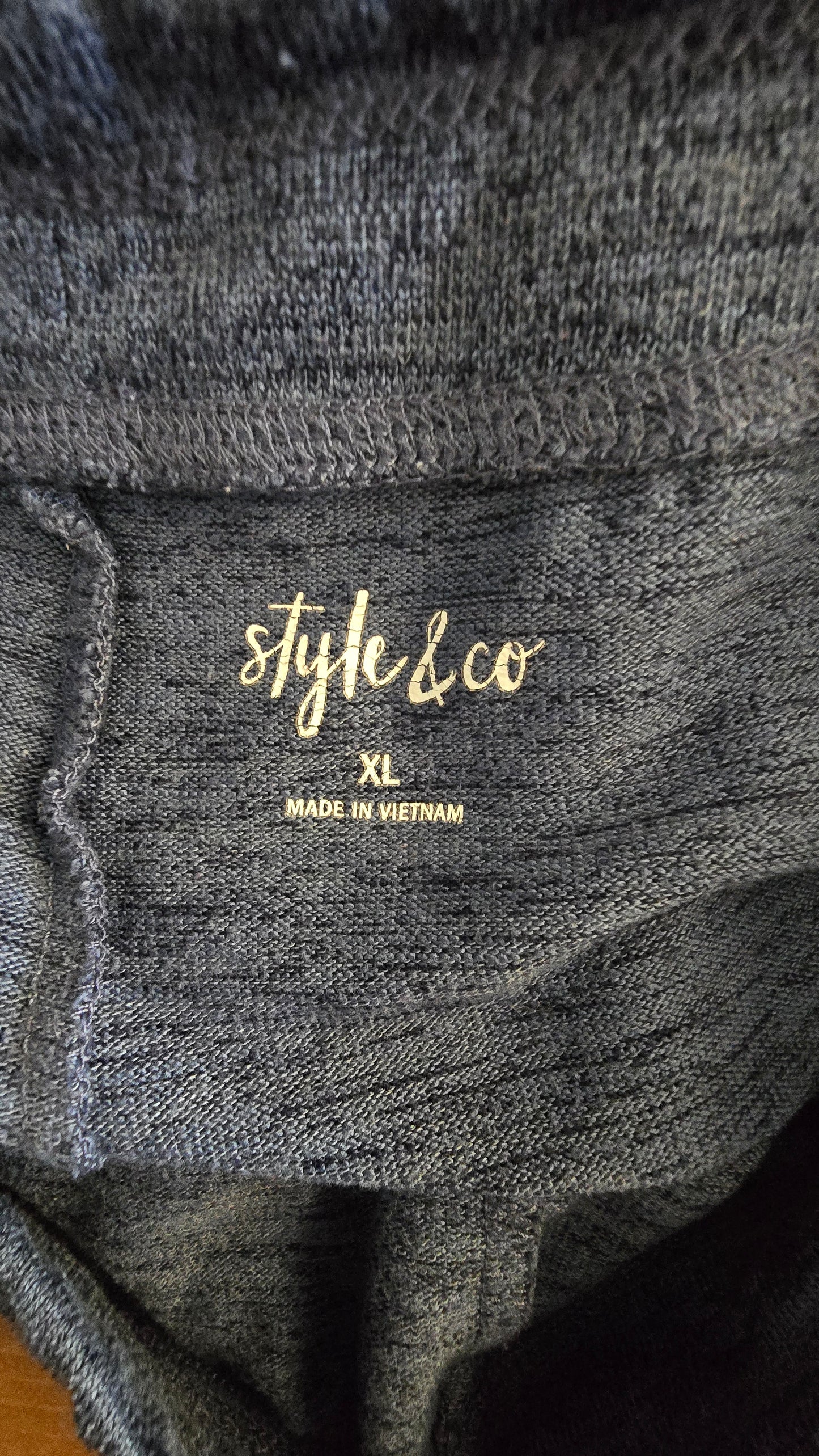 Comfy & Casual: Pre-Loved Style & Co. Blue Terry Cloth Joggers (Women's XL)