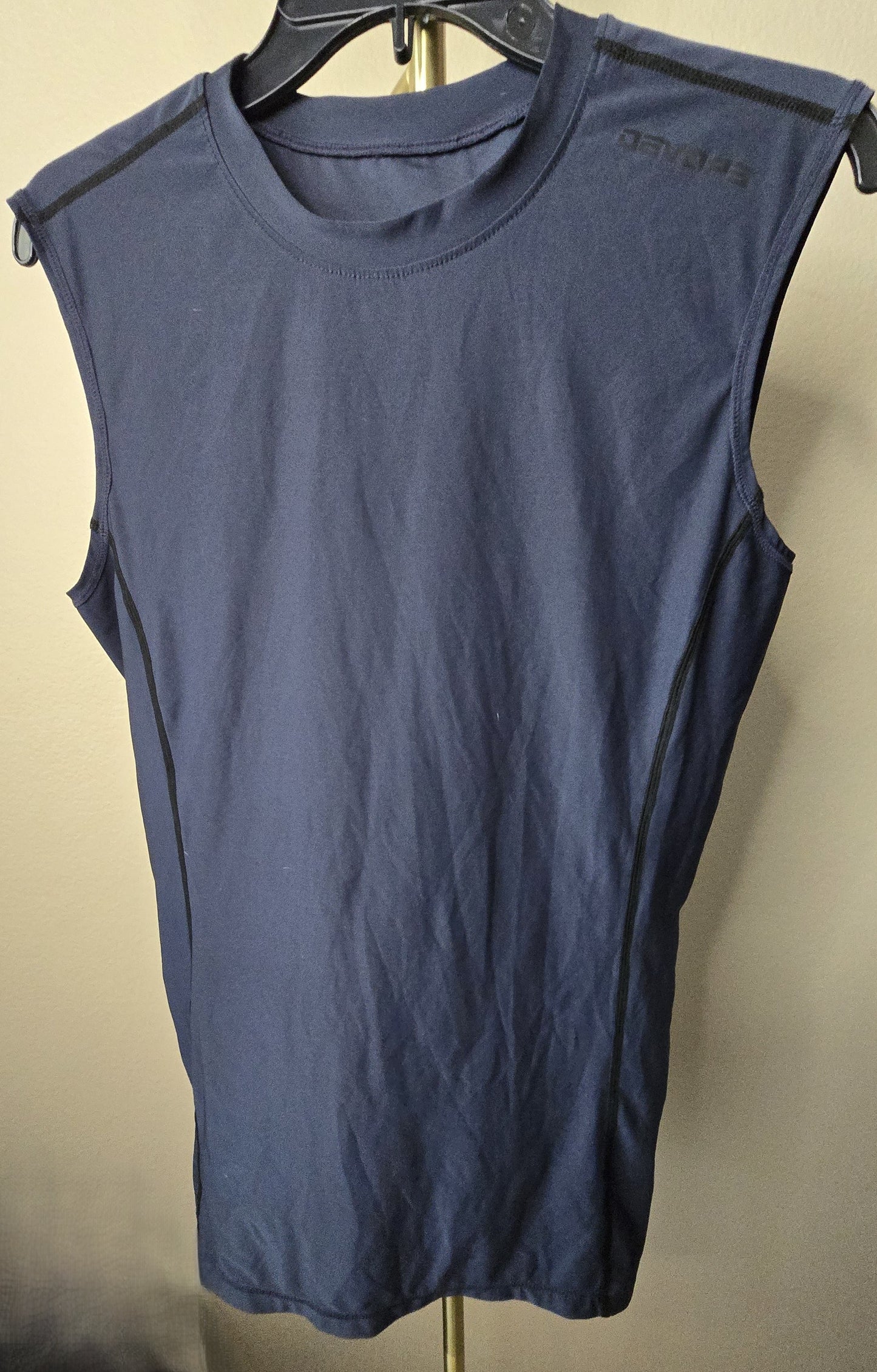 Tech & Comfort: Pre-Loved "DevOps" Graphic Muscle Shirt (Men's Medium)
