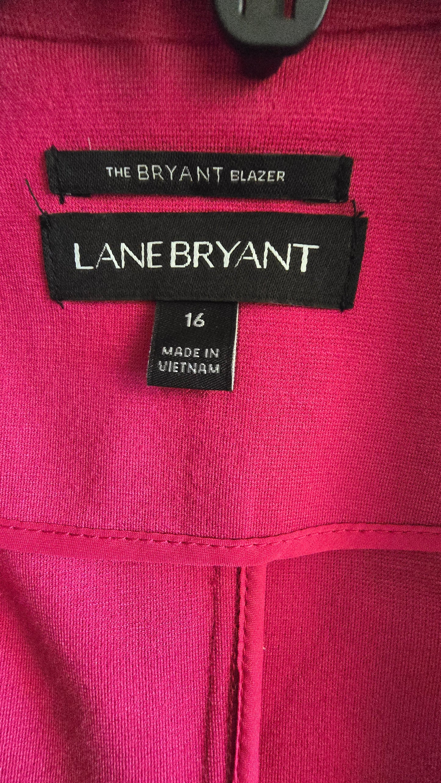 Polished Pop of Color: Pre-Loved Lane Bryant Pink Blazer size 16
