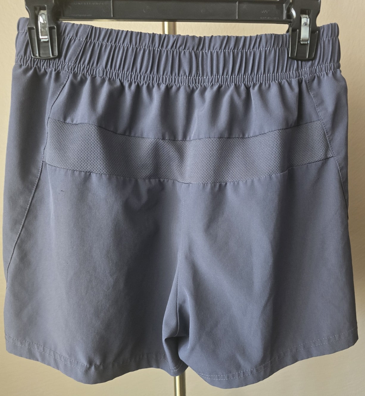 Young LA Shorts Men's Style# 101 Bodybuilding Size M Grey Zip Pockets